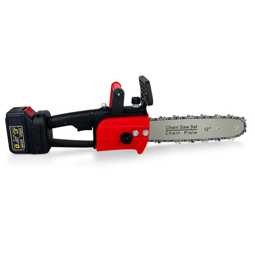Factory direct sales 12-inch electric chainsaw lithium battery rechargeable orchard garden logging saw handheld electric saw wholesale dropshipping