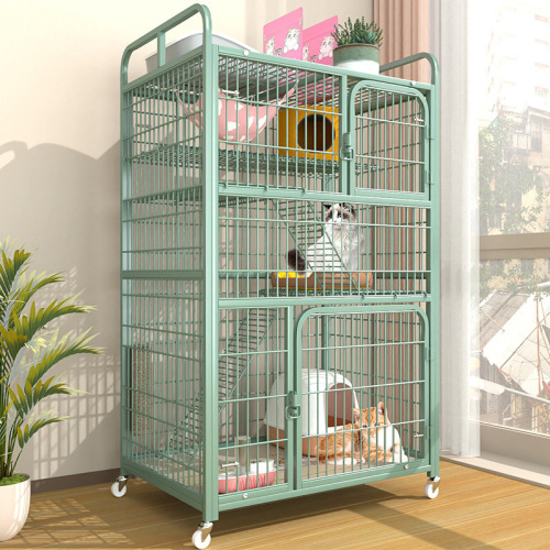 Cat cage, extra large free space, cat cage, villa, three-story household cat house, cat house, cat cabinet, cat nest, cat climbing frame