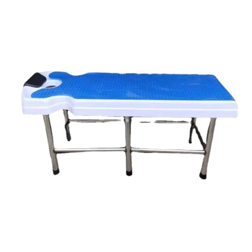 Manufacturer wholesale acrylic bathroom bath bed, bathhouse stainless steel leg back massage bed, bath knock back massage bed