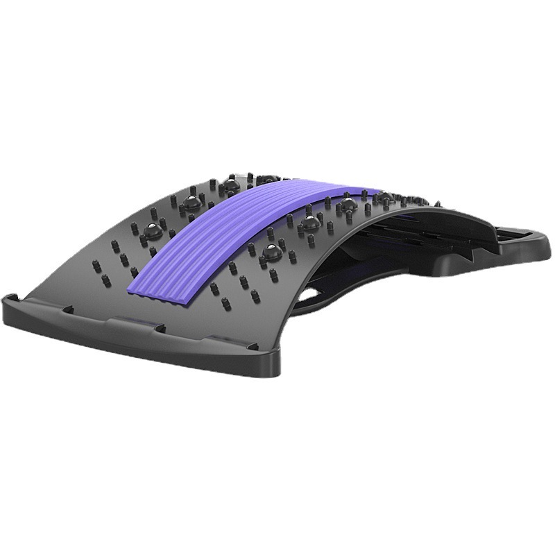 Household lumbar neck and shoulder massager acupuncture magnet correction stretching traction device yoga fitness auxiliary soothing device