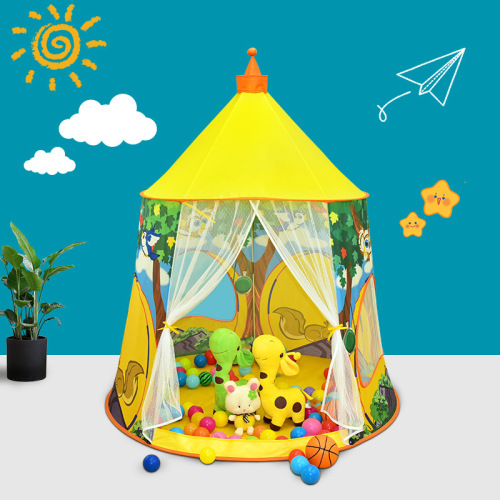 Cross-border new children's tent owl yurt cartoon animal indoor game castle princess toy house