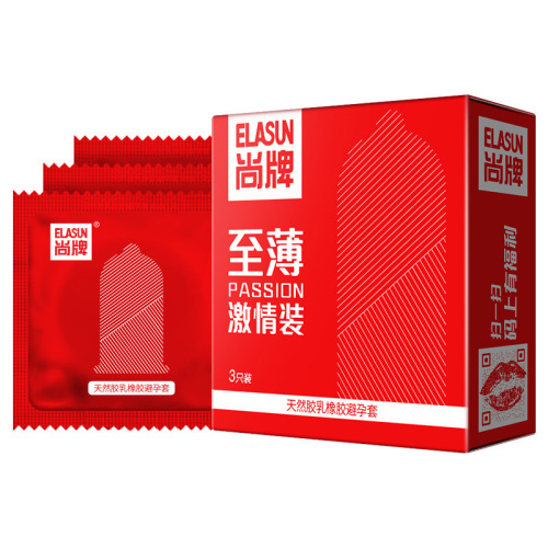 Shangpai Condoms Thin Passion 3 Pack/Box Condoms Supply Adult Family Planning Supplies Wholesale