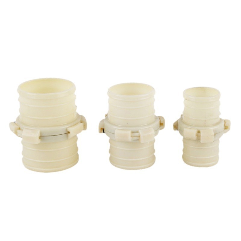 Water pipe plastic hose connector, agricultural irrigation connector, ABS three-claw plastic connector, male and female