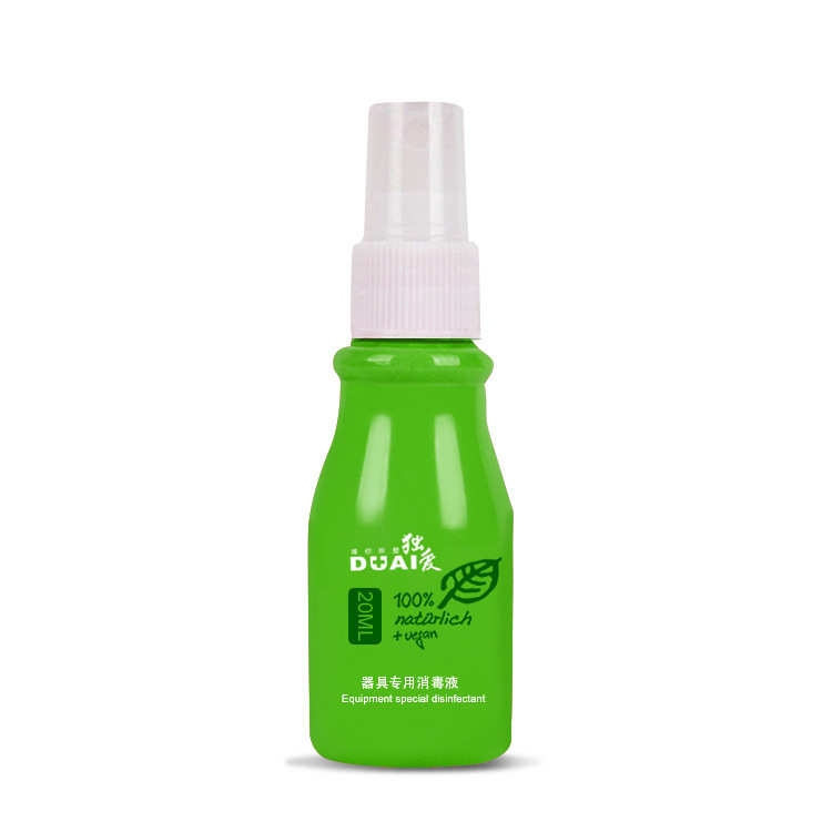 Duai Appliance Antibacterial Liquid 20ml Green Bottle Sex Toy Vibrator Vibrator Equipment Cleaning Spray Matching
