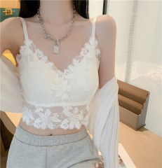 Real shot ~ Sexy hot girl with beautiful lace camisole and breast pads to wrap her breasts and wear a versatile top