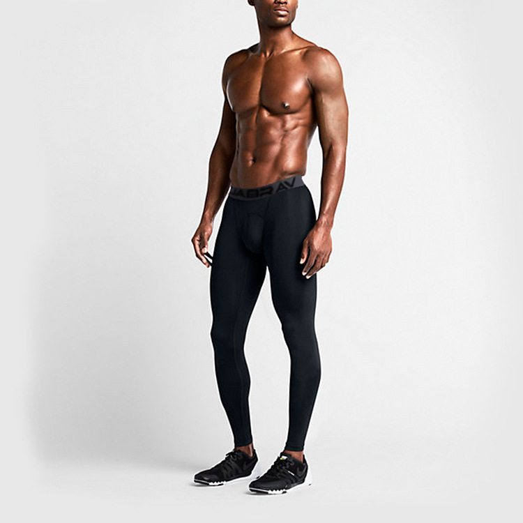 European and American quick-drying sports running basketball sports tights men's base training fitness sports pants men's compression pants