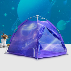 Quick opening, installation-free, anti-mosquito, children's tent, baby indoor and outdoor starry sky theme educational toy game house