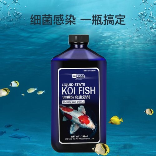 Koi fish medicine, goldfish medicine, water mold, white hair rot, gill rot, white spot disease, aquarium bactericidal maintenance agent