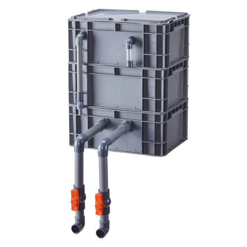 Crazy aquatic plants fish tank filtration system three-in-one water purification sterilization filter fish pond filter barrel turnover box wholesale