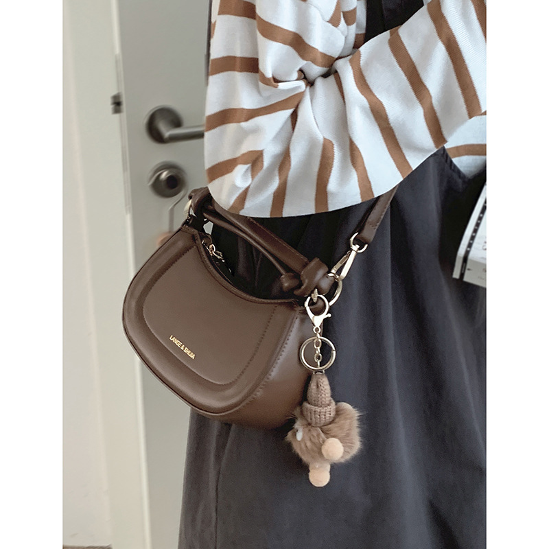 Niche design bag women's new fashion retro portable small square bag high-end versatile shoulder crossbody bag