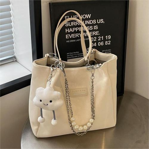 Korean version of popular work and commuting bag for women 2024 summer new style versatile fashion shoulder bag large capacity tote bag