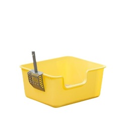Cat litter box extra large anti-splash cat toilet kitten giant open cat litter box extra large cat litter box