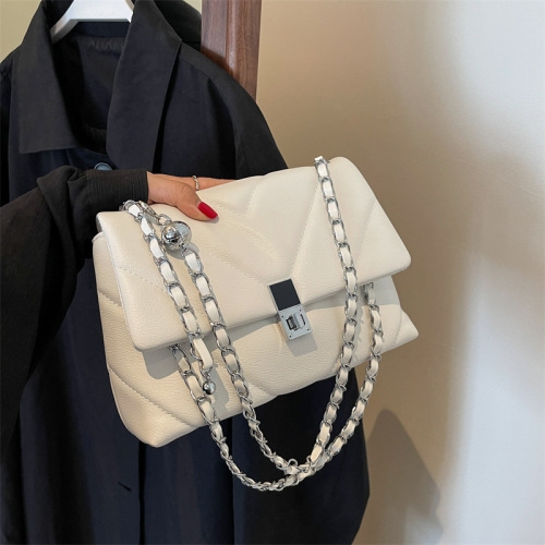 Diamond chain women's bag new cross-border versatile western style crossbody bag small fragrance style high-end shoulder armpit bag