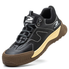 6kv insulated shoes, labor protection shoes, cross-border men's wholesale, anti-smash, anti-puncture, breathable and wear-resistant shoes, lightweight fly-woven safety shoes