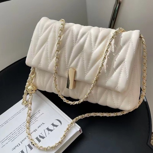 Korean version of popular bags for women 2024 new fashion versatile rhombus chain bag crossbody bag texture small square bag