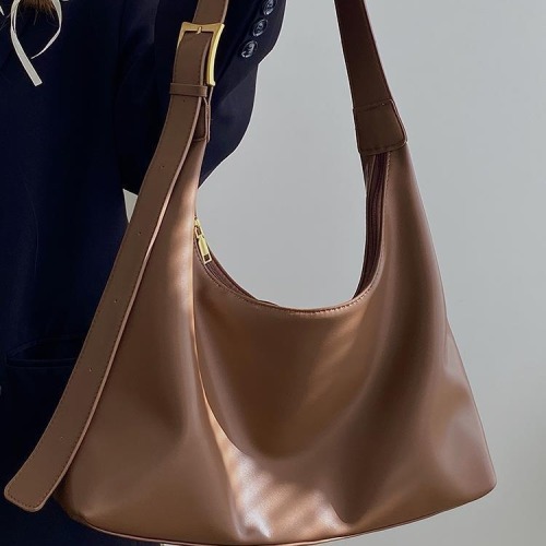 Bags for Women 2024 New Soft Leather Large Capacity Tote Bag High-end College Student Class Portable Crossbody Shoulder Bag