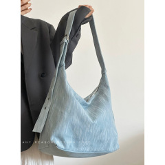 Bags for Women 2024 New Large Capacity Retro Tie-Dye Denim Canvas Commuting Tote Bag Versatile Shoulder Crossbody Bag