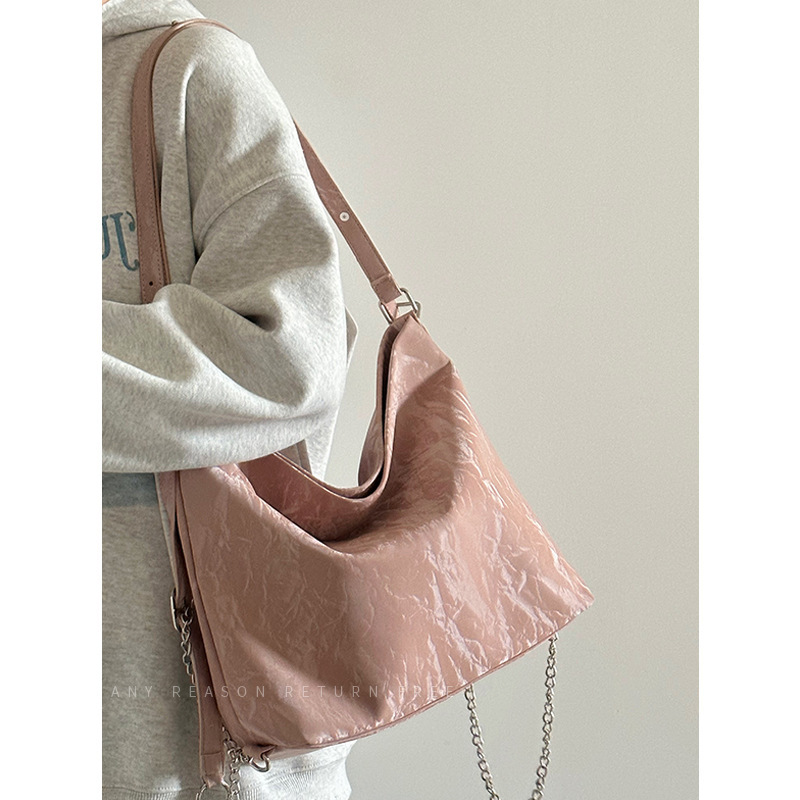 Niche design backpack women's new autumn and winter large-capacity commuter tote bag trendy versatile single shoulder crossbody bag