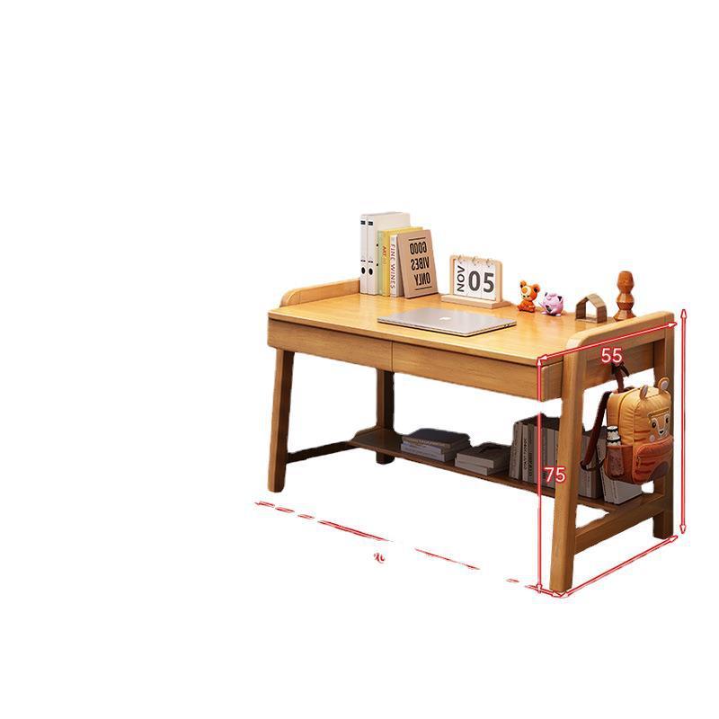 Solid wood desk children's study table junior high school primary school student study bedroom boys and girls home writing desk chair set