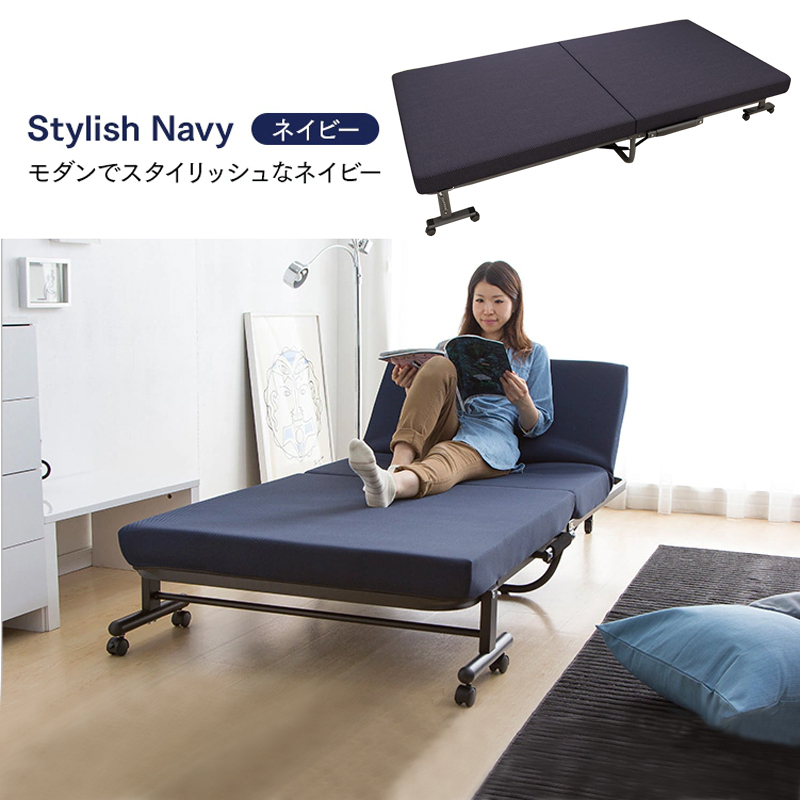 Wholesale installation-free export Japanese single folding bed nap bed office nap bed hospital accompanying bed hotel