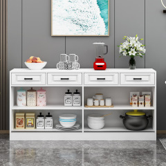 Wholesale tea cabinet sideboard simple modern wine cabinet cupboard storage cabinet storage cabinet restaurant multi-functional sliding door