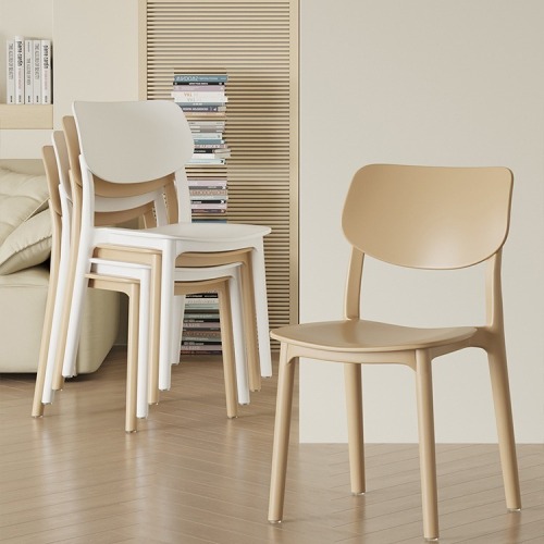 Nordic plastic dining chair simple household adult chair back stool desk chair milk tea shop leisure chair makeup chair