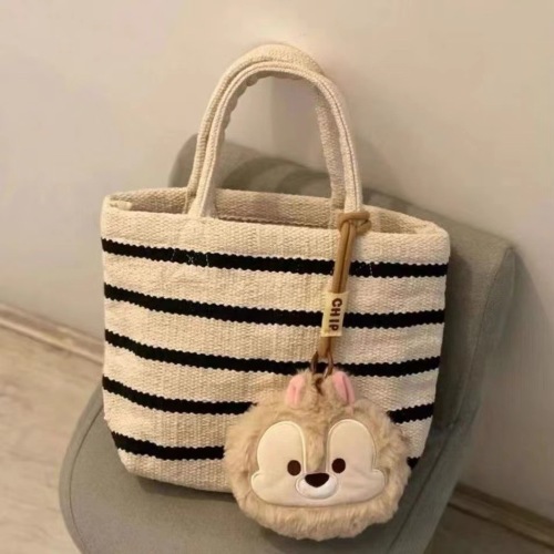 Indian hand-woven small tote bag hand bag rice bag women's new fashion versatile cotton bag