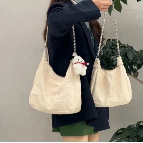 Bags for Women 2024 New College Style Casual Large Capacity Commuting Bag Versatile Shoulder Crossbody Tote Bag Mother Bag