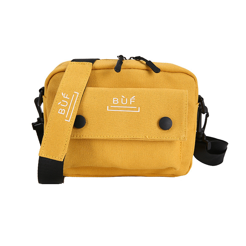 Canvas small bag crossbody bag female student disco Korean version versatile ins Japanese retro forest style Harajuku shoulder