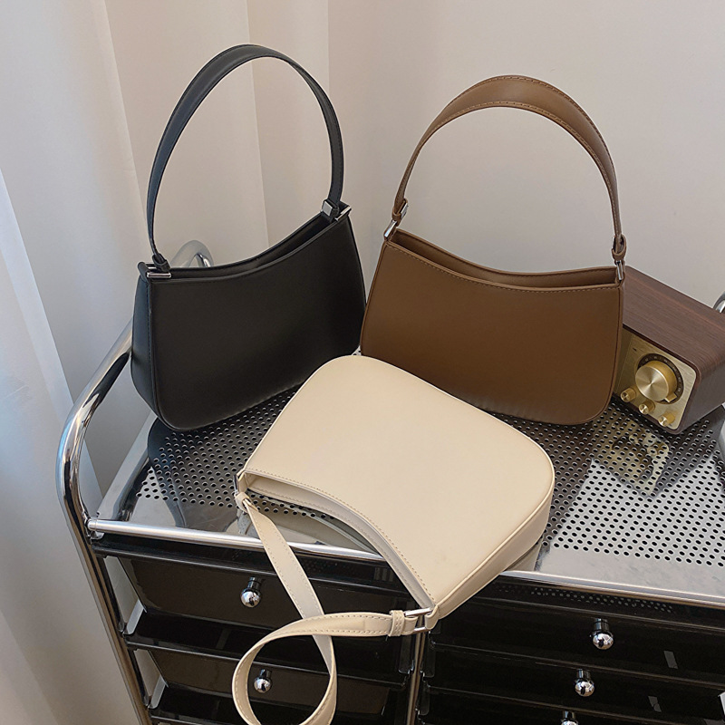 Fashion Women's Bags 2024 New Versatile Retro Handbags Popular Simple Underarm Shoulder Bags Wholesale