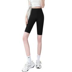 Five Points Shark Shorts Women's Summer Thin Belly Controlling Butt Lifting Barbie Cycling Pants Back Waist Letters Yoga Bottoming