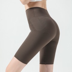 Five-point shark pants for women to wear summer thin high-waisted belly-lifting leggings yoga Barbie fitness cycling pants