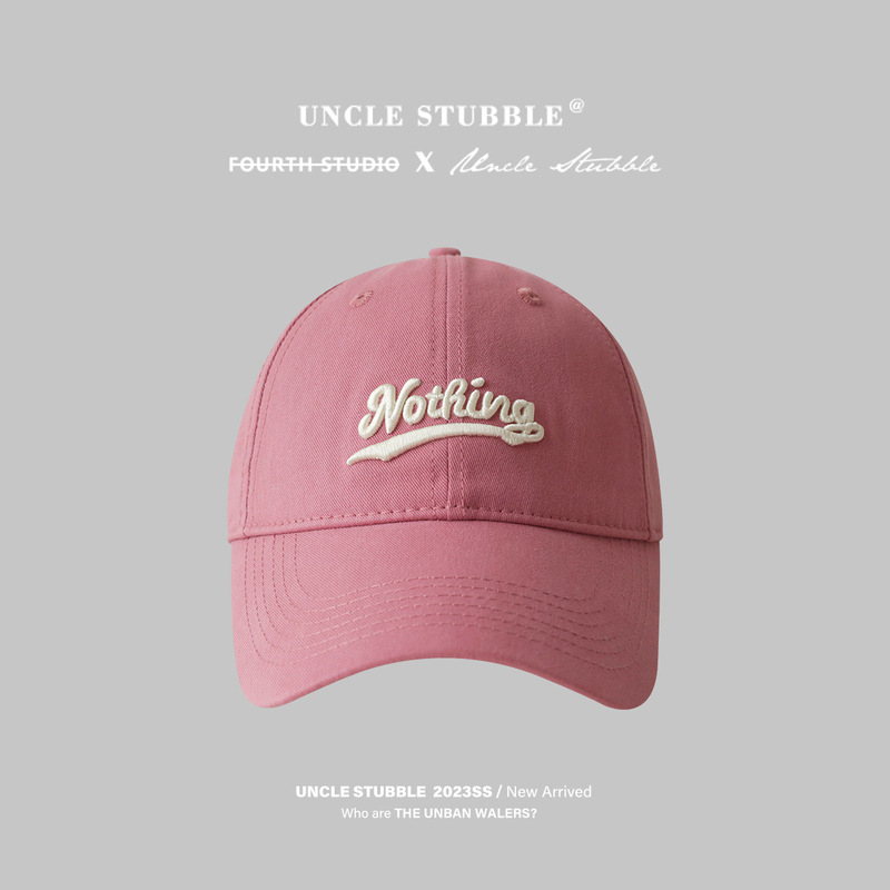 Korean style new letter cap for women spring and summer sun protection baseball cap outdoor running and cycling soft top hat