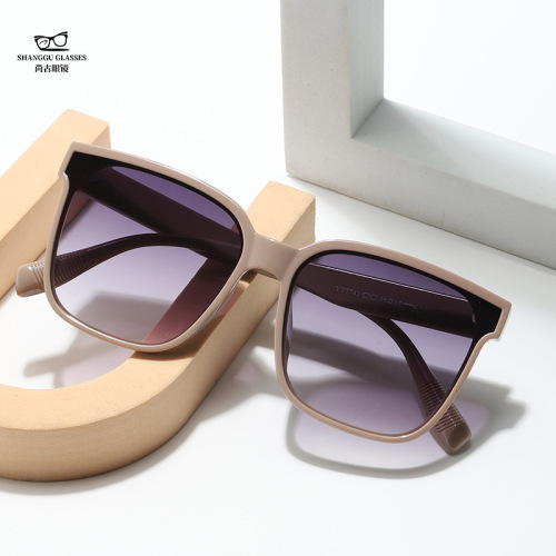 New GM sunglasses for women with big faces, slimming, Korean style trendy anti-UV sunglasses for driving