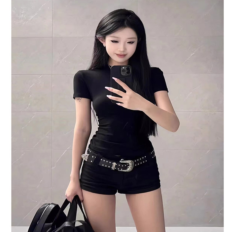 Cross-border spot SHEIN rivet decorative belt for women European and American retro hottie fashion punk style belt wholesale