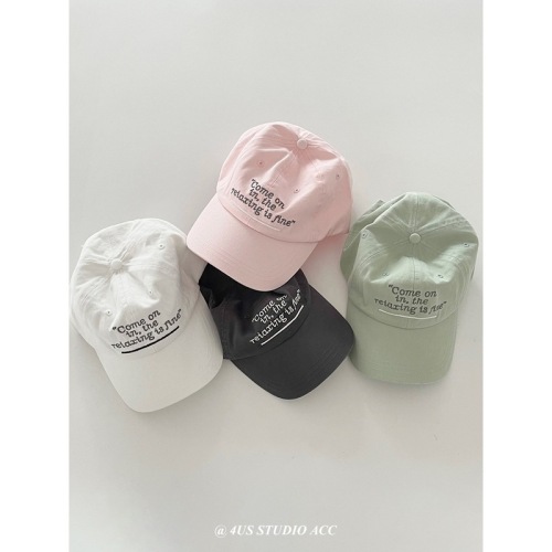 Baseball cap for women new style soft top embroidered letters for couples street versatile small white peaked cap for men trendy