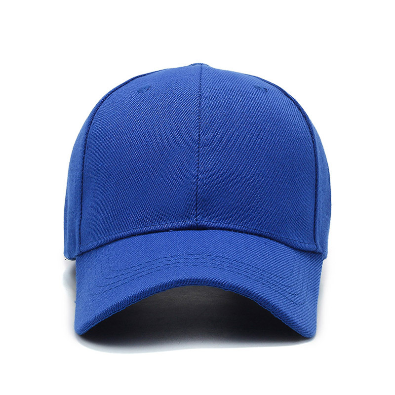 Spring new wool blue light plate baseball cap Korean style simple and fashionable outdoor leisure peaked cap with sun protection and sun protection