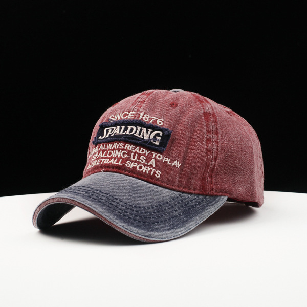 Cowboy hats for men and women, spring, summer and autumn baseball caps, trendy Korean style trendy hats, outdoor leisure sports sunvisor peaked caps