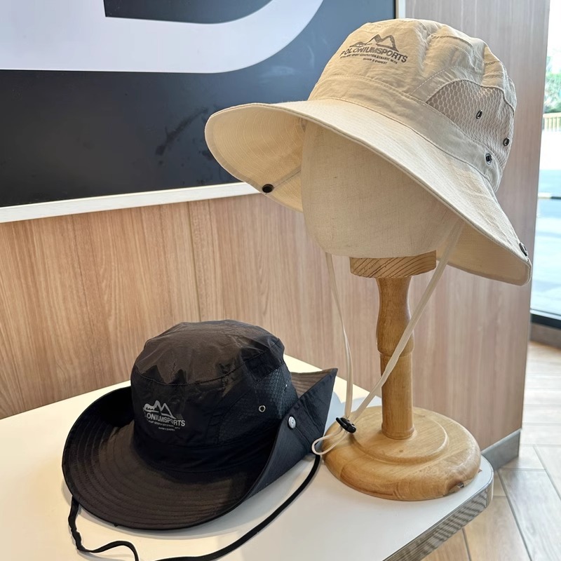 Outdoor sports and leisure fisherman hat men's quick-drying thin mountaineering hat western denim sunshade summer breathable mesh hat
