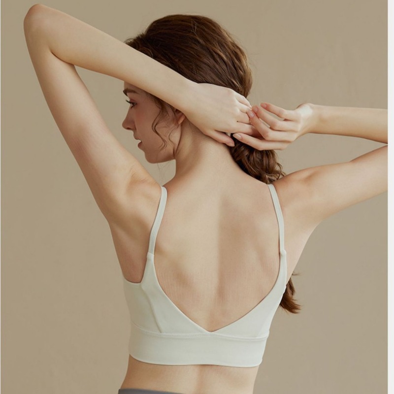 Sling beauty back sports vest women's one-piece push-up shaping anti-sagging yoga bra fitness underwear summer