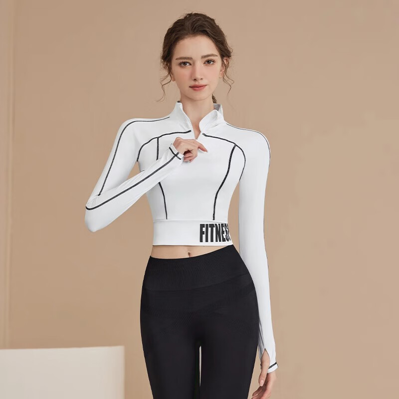 Yoga wear for women spring and autumn new tight fitness wear long-sleeved running professional sports top suit