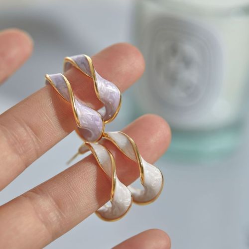 Cold style earrings hoop earrings mosquito coil discs without pierced ears for women niche temperament new trend