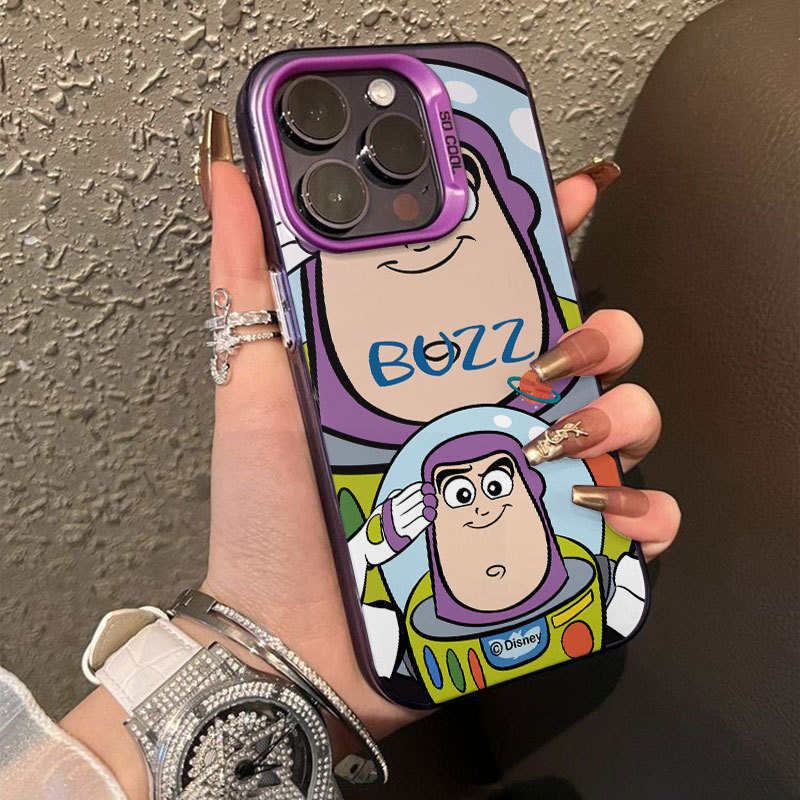 Shell Big World cartoon Buzz Lightyear suitable for Apple 13 mobile phone case iPhone15 Promax new personality