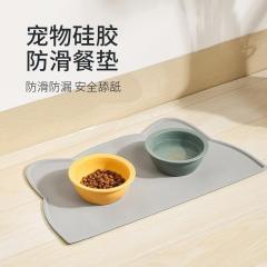 Amazon's hot-selling pet silicone placemats, anti-spill, anti-slip, waterproof, easy to clean, daily necessities, cat and dog mats, placemats