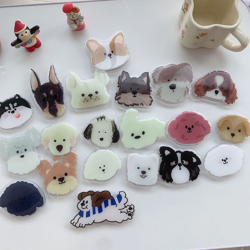 The dog family is suitable for any mobile phone airbag holder 3m glue paste lazy desktop artifact glue fun