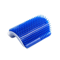 Cat itch artifact cat comb, cat massage brush, corner anti-itch silicone plus catnip pet toy