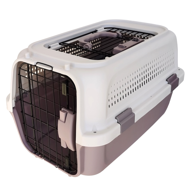 Pet flight box with skylight Boeing Air China portable car cage aircraft shipping box dog and cat flight box