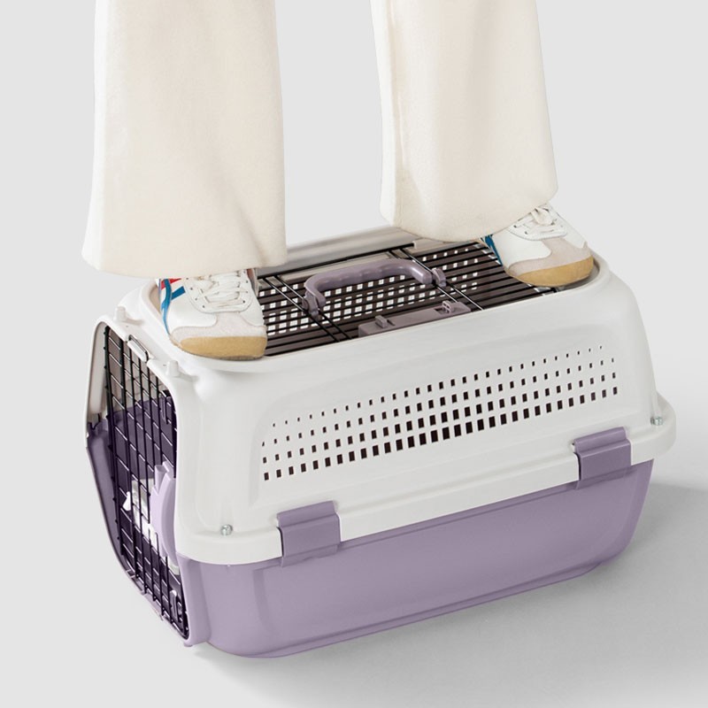 Cat flight box, pet transport, portable cat cage, cat bag, dog car transport box supplies