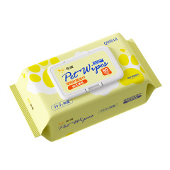 80 large pack of pet wipes for dogs and cats, cleaning, no-wash, deodorizing wet wipes, tear stain wipes, pet supplies