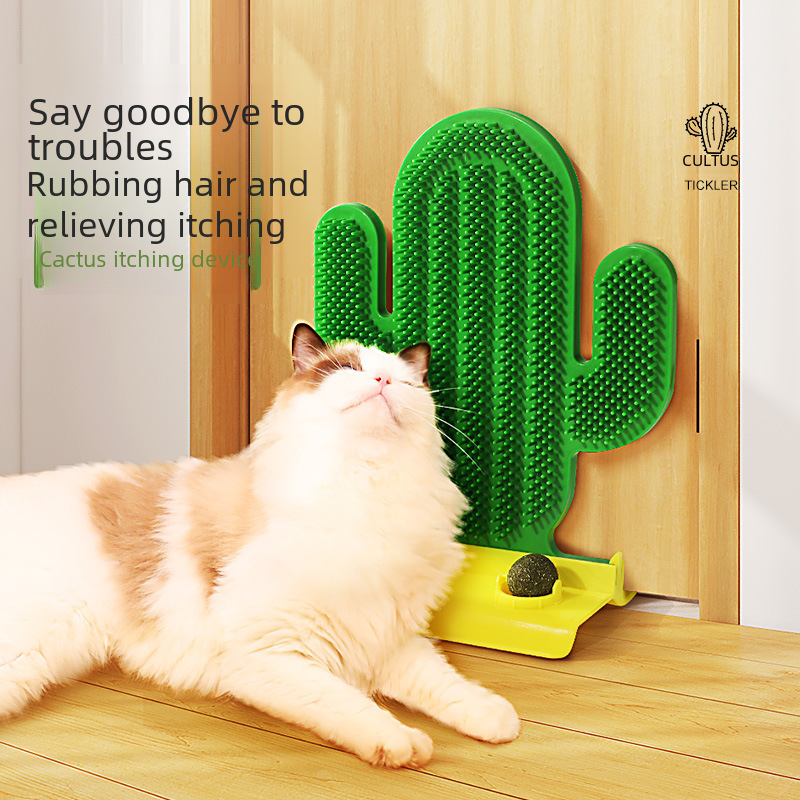 Cat toy cat tickler with catnip corner scratching board scratching board scratch-resistant cat toy mint ball
